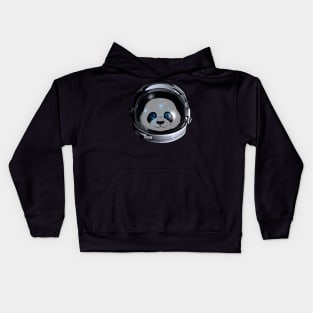 cute little friendly astronaut panda Kids Hoodie